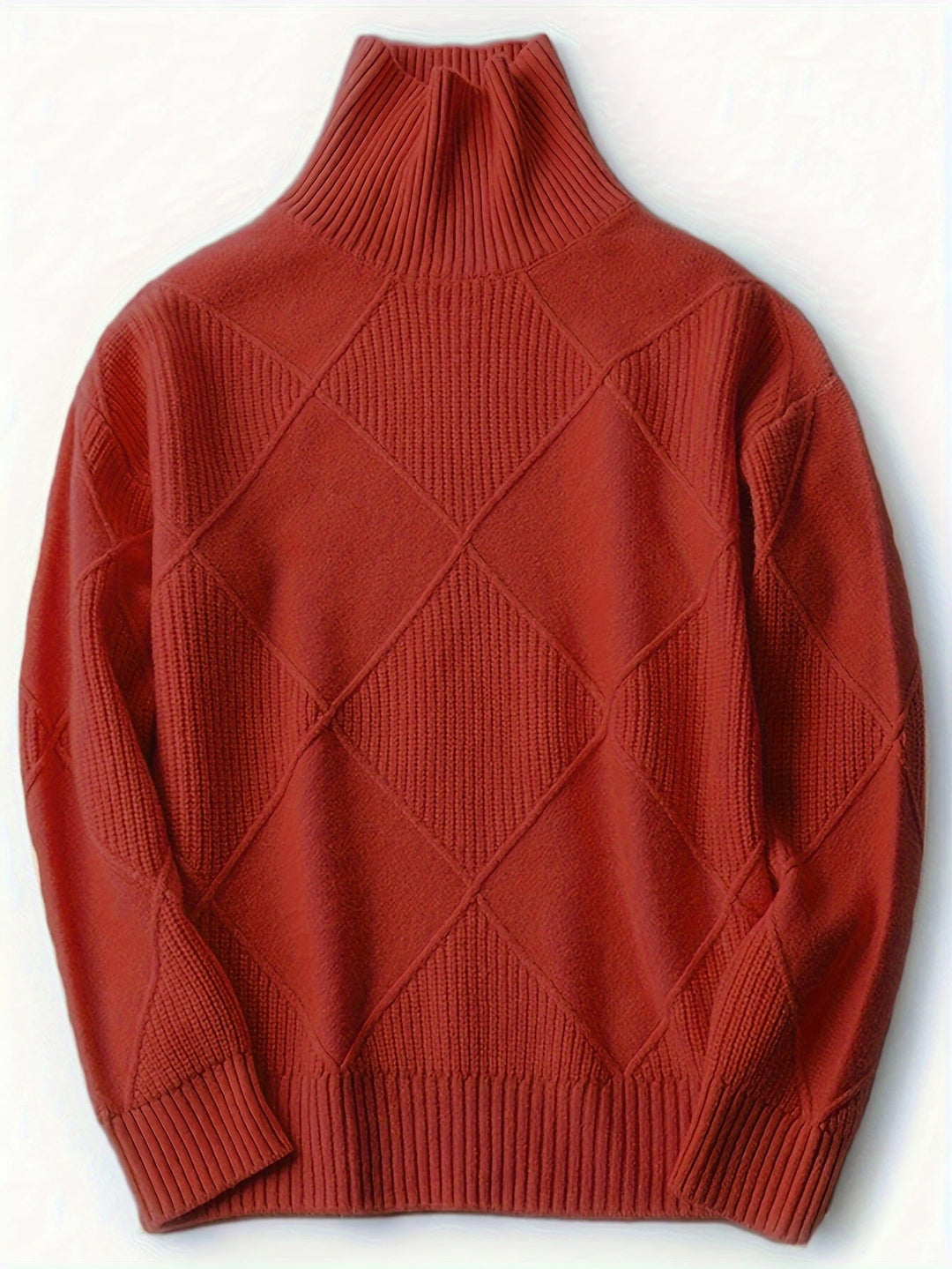 Freya | Sweter z teksturowanym golfem