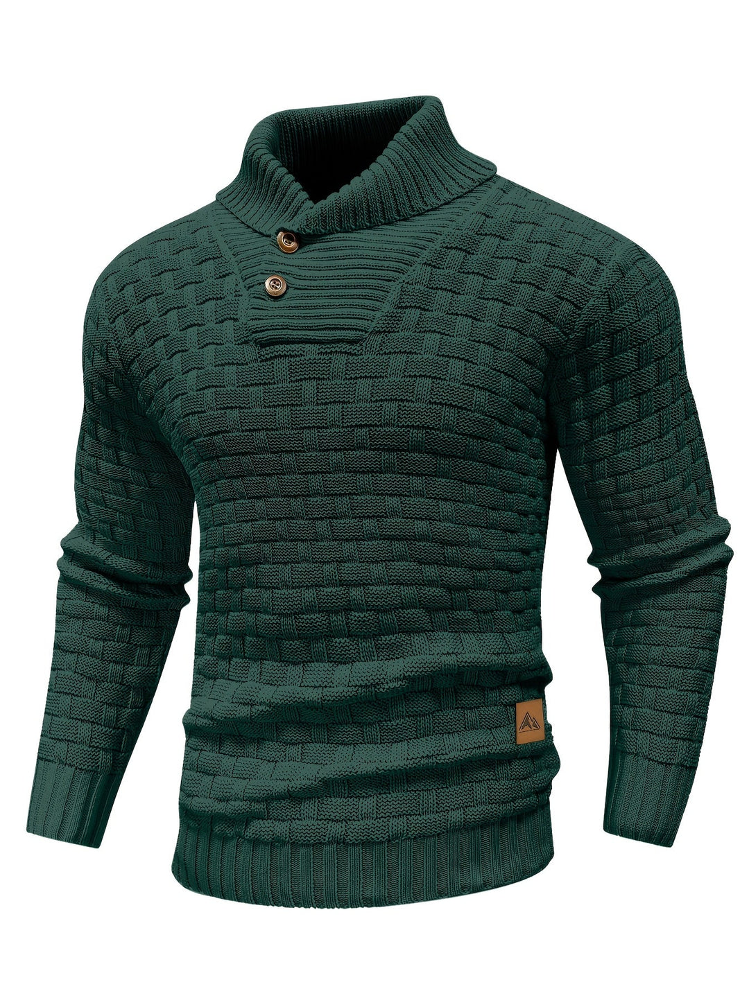 Barrett | Teksturowany sweter z kołnierzem szalowym
