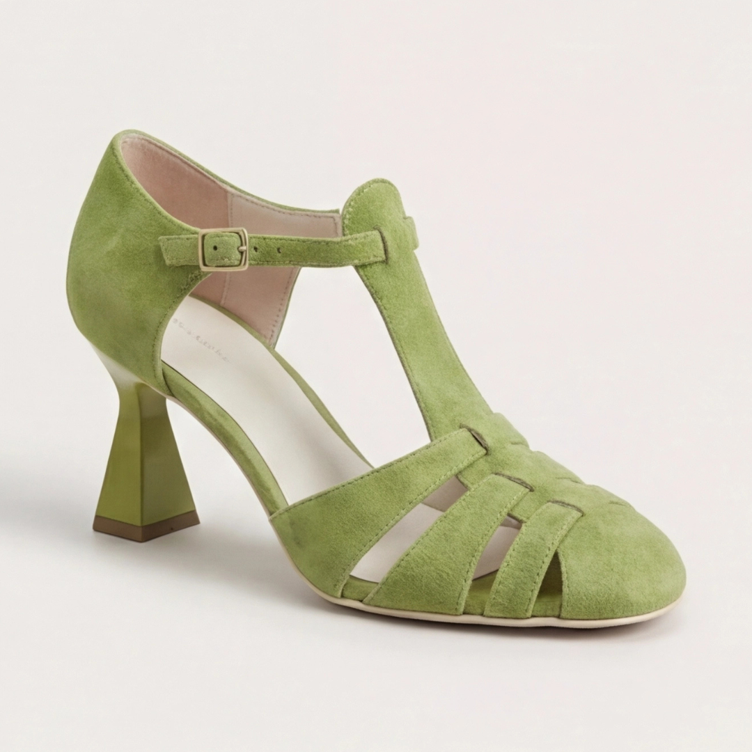 Ella | Stylowe Vintage Szpilki na Pasek