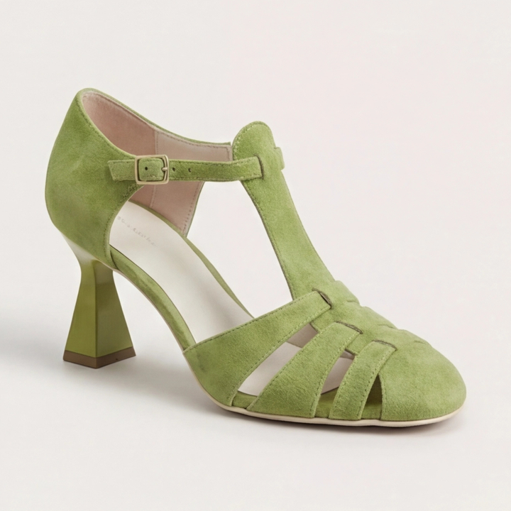 Ella | Stylowe Vintage Szpilki na Pasek