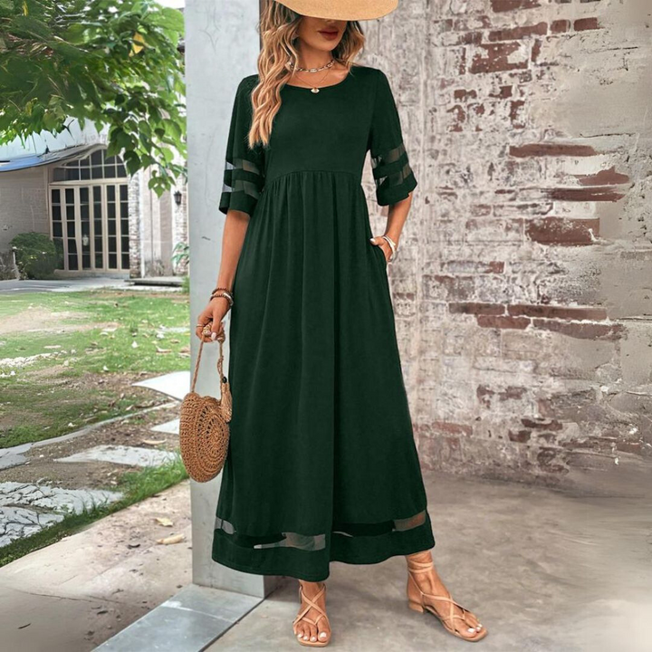 Seraphina | Elegancka, zwiewna sukienka maxi
