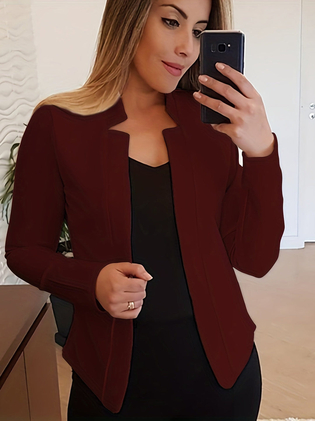 Corinne | Luźna kurtka z otwartym przodem