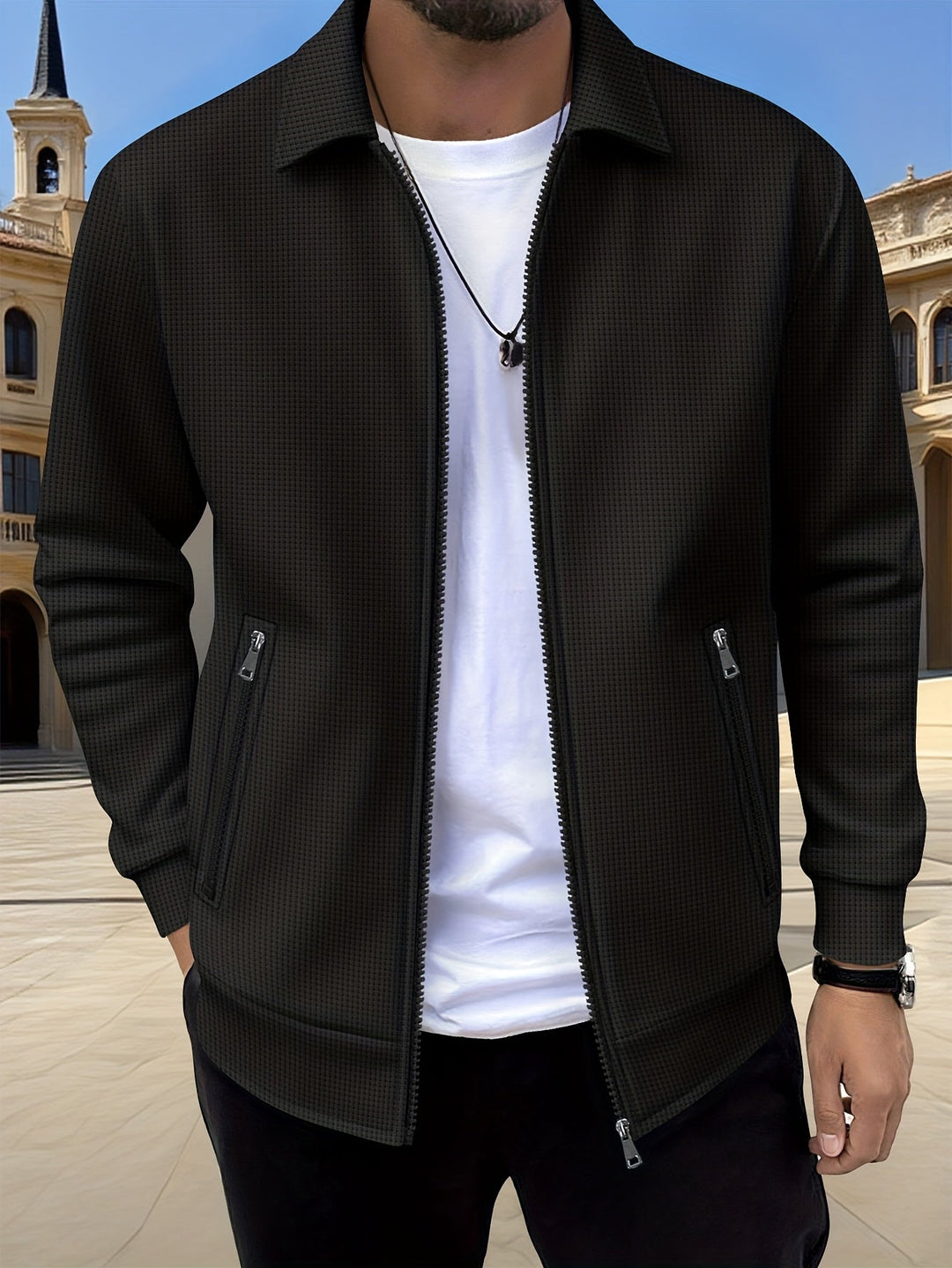 Gerard | Elegancka Kurtka Teksturowana