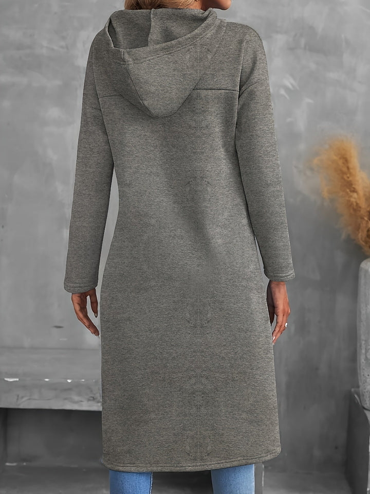 Faye | Luźna Bluza z Kapturem o Asymetrycznym Kroju