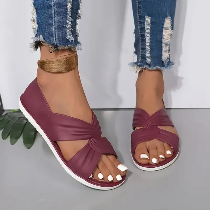 Annette | Sandaly z wyściółką w stylu crossover