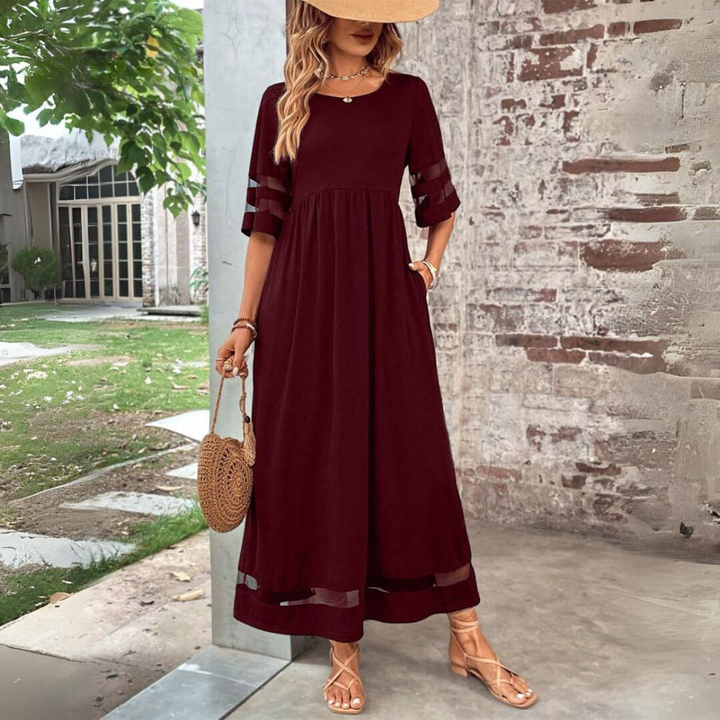 Seraphina | Elegancka, zwiewna sukienka maxi