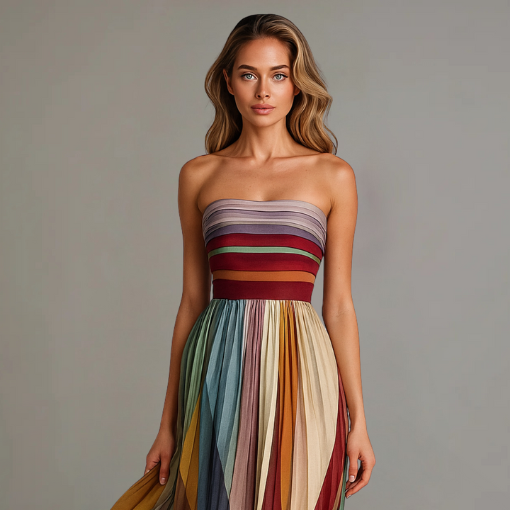 Melissa | Sukienka Maxi w Luźnym Fasonie