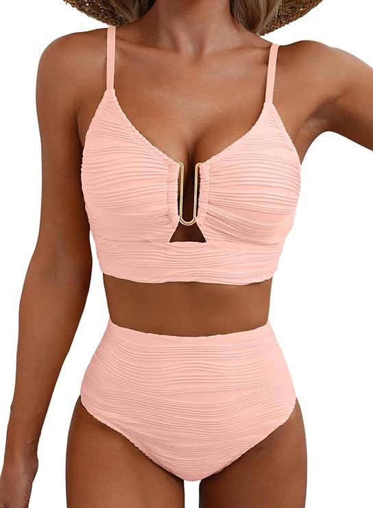 Adeline | Elegancki Bikini z Wysokim Stanem