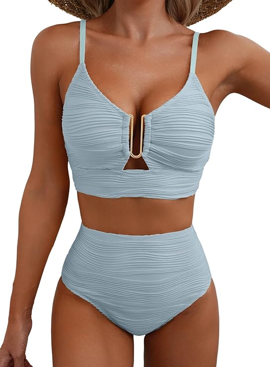 Adeline | Elegancki Bikini z Wysokim Stanem