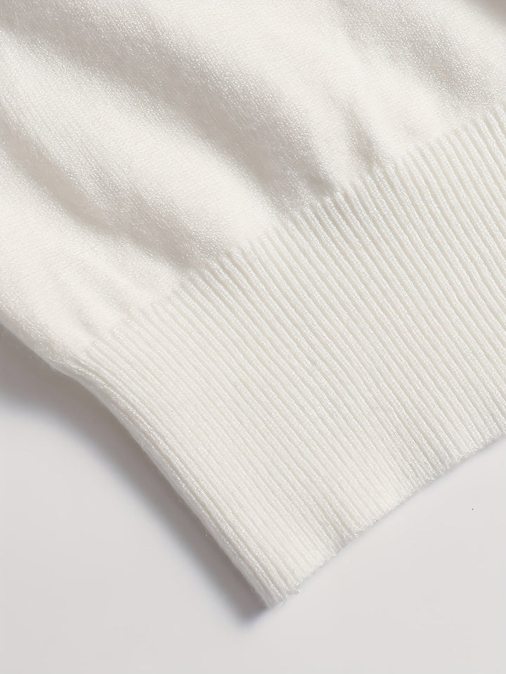 Tobias | Elegancki Sweter z Wysokim Kołnierzem