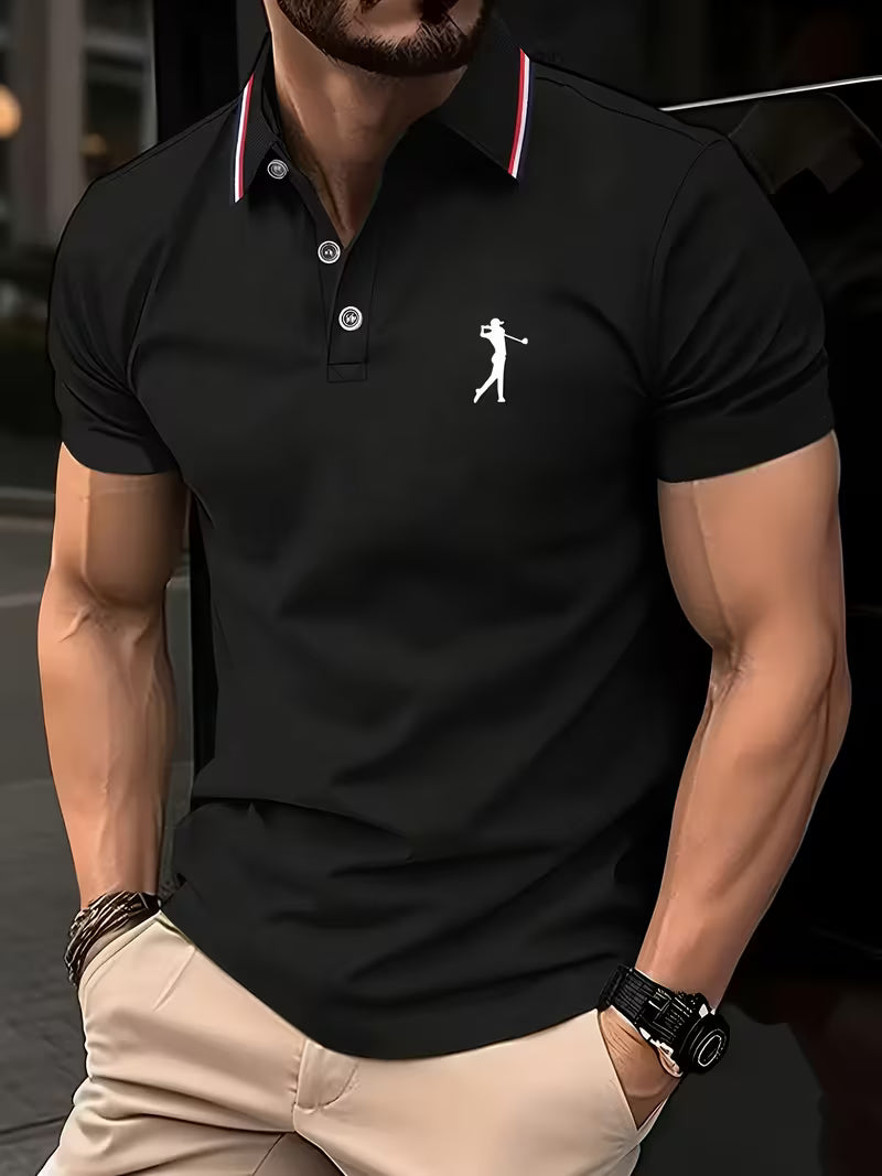 Laurence | Casual Koszulka Golfowa z Krótkim Rękawem