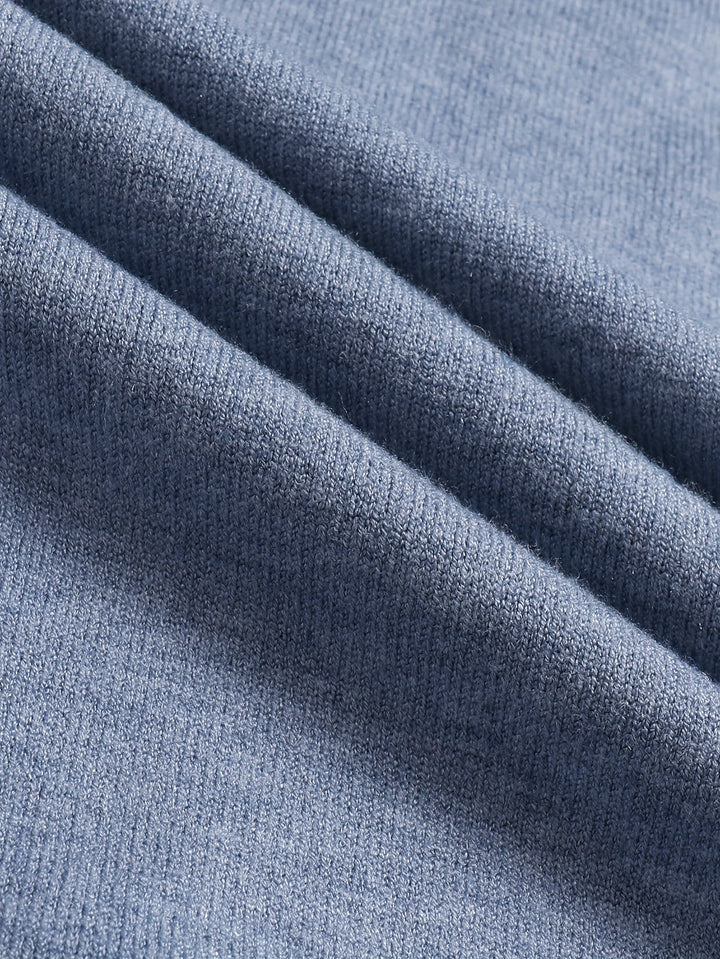 Tobias | Elegancki Sweter z Wysokim Kołnierzem