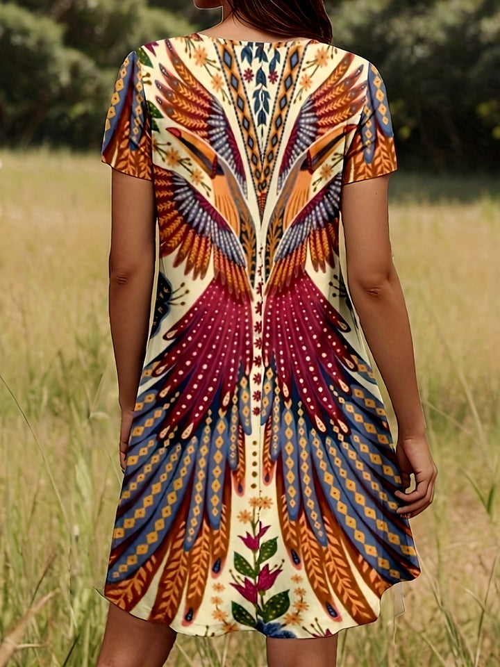 Willa | Sukienka A-Linie w Boho Wzór