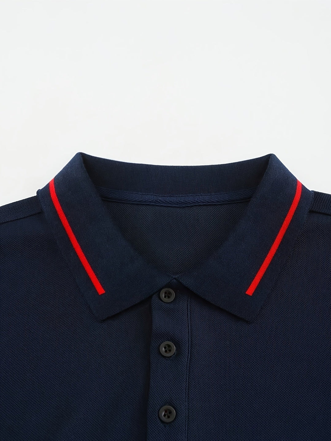 Reginald | Elegancka Koszula Polo z Długim Rękawem