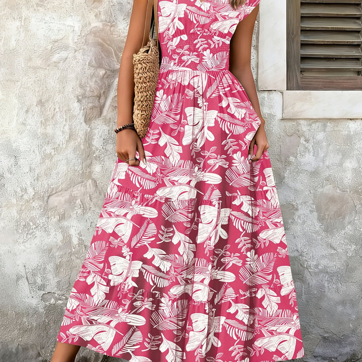 Mirabel | Boho Maxi Sukienka z Warstwami