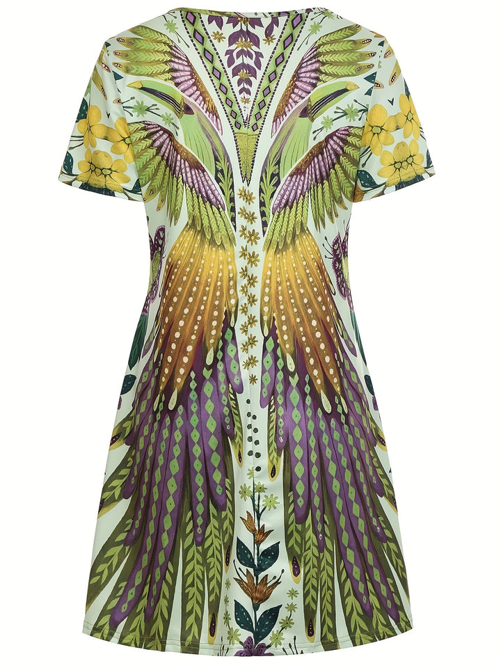 Willa | Sukienka A-Linie w Boho Wzór