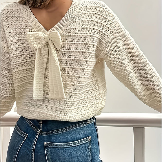 Marisol | Sweter z Kokardą