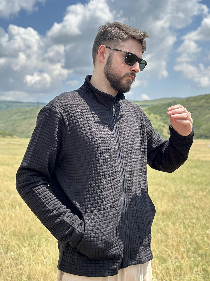 Tobias | Teksturowana Kurtka Z Zippem