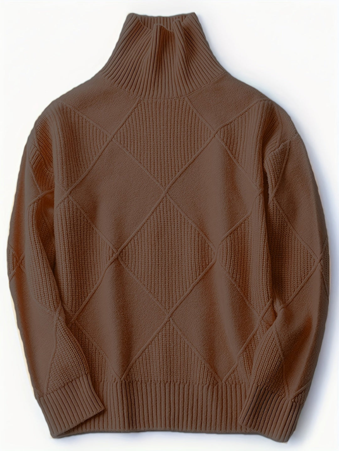 Freya | Sweter z teksturowanym golfem