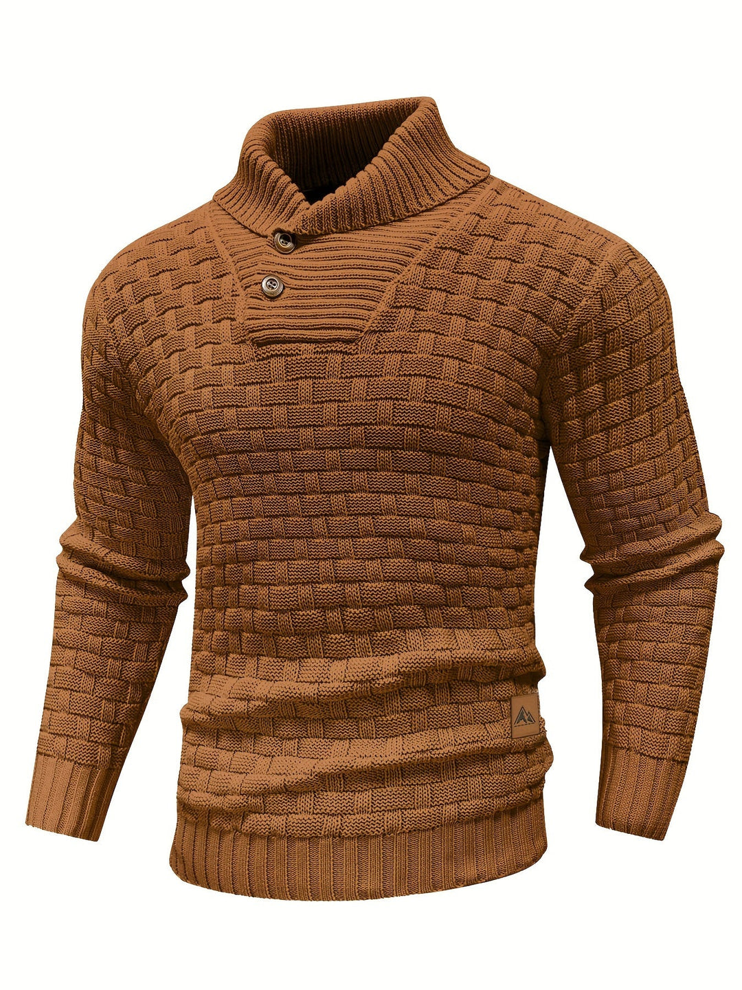 Barrett | Teksturowany sweter z kołnierzem szalowym