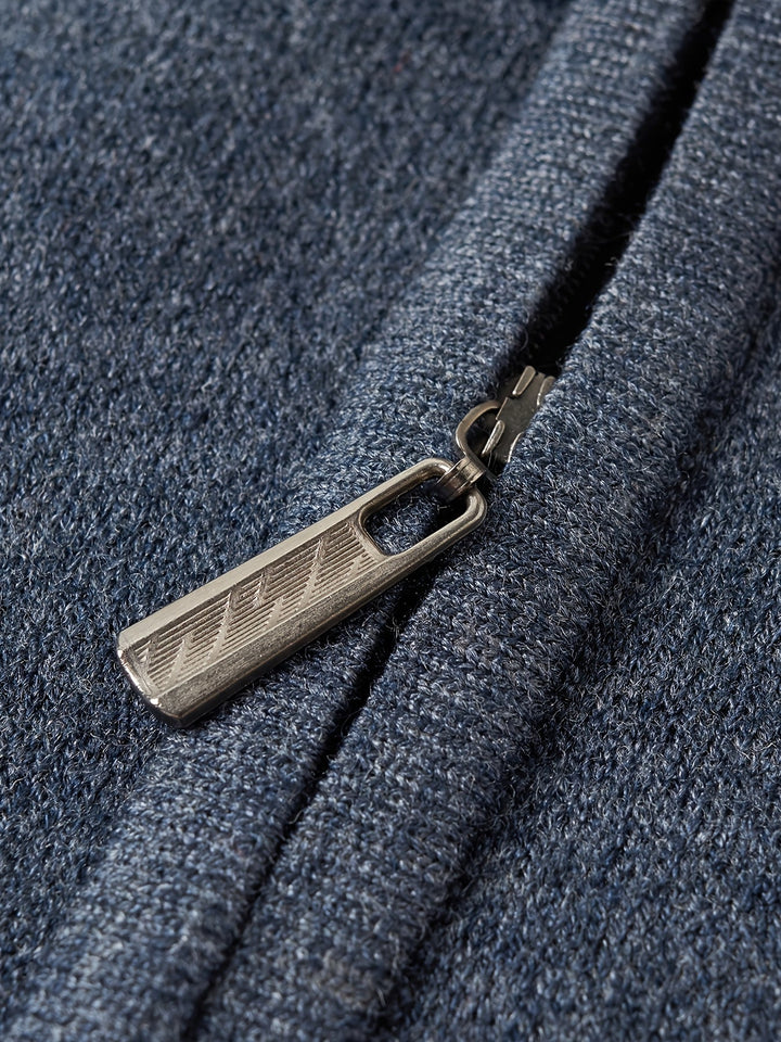 Ambrose | Sweter w paski z pół-zamkiem