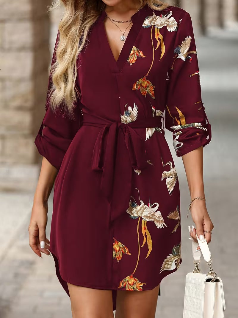 Isabella | Stylowa Kwiatowa Sukienka Mini