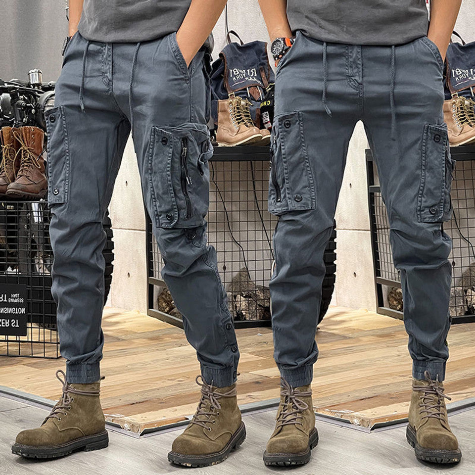 Wilfred | Premium Spodnie Cargo z Wieloma Kieszeniami