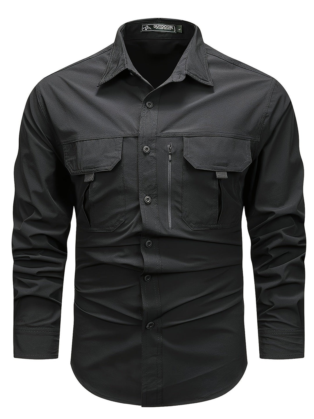 Hollis | Utility Long-Sleeve Cargo Shirt