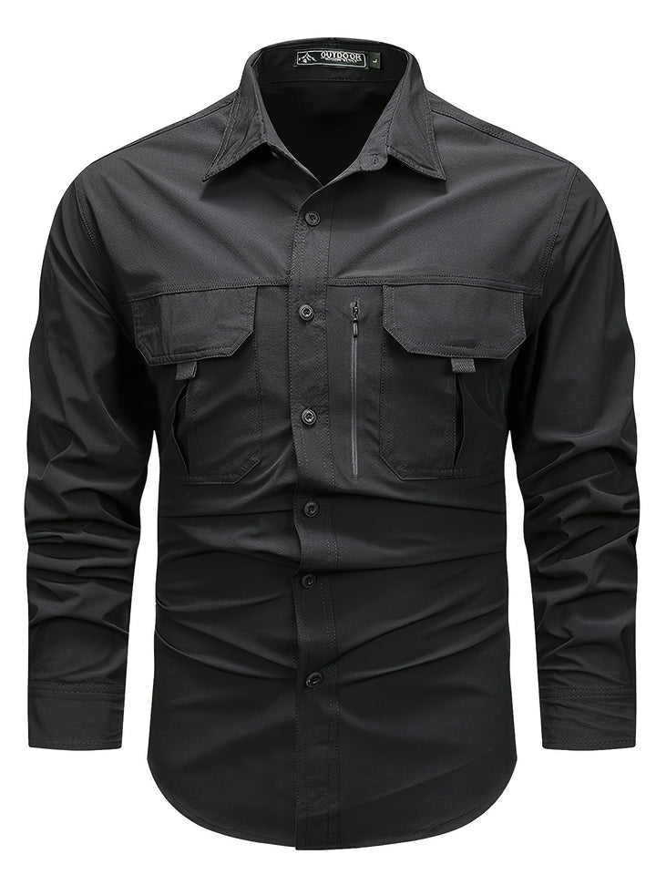 Hollis | Utility Long-Sleeve Cargo Shirt