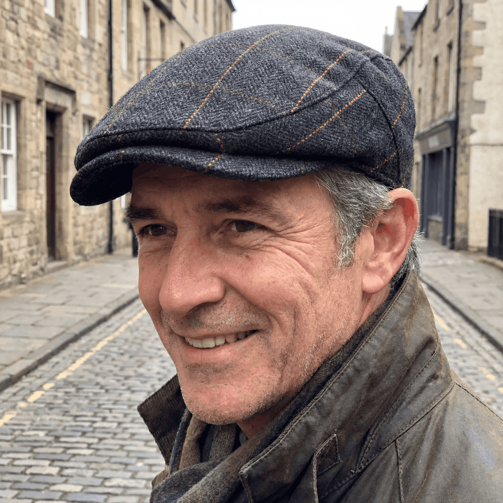 Edward | Dziedzictwo Kapelusz Flat Cap w Paski