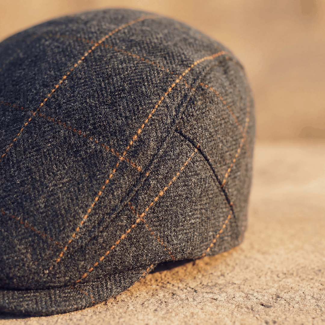 Edward | Dziedzictwo Kapelusz Flat Cap w Paski