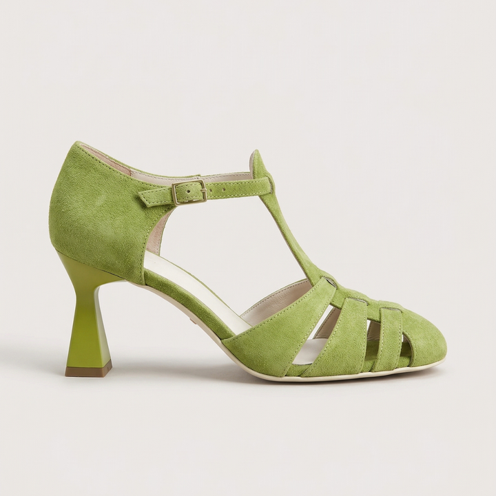Ella | Stylowe Vintage Szpilki na Pasek