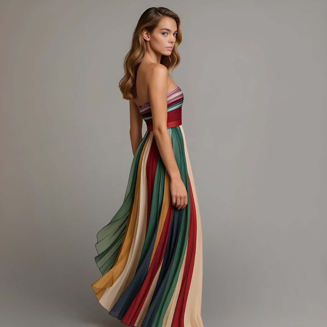 Melissa | Sukienka Maxi w Luźnym Fasonie