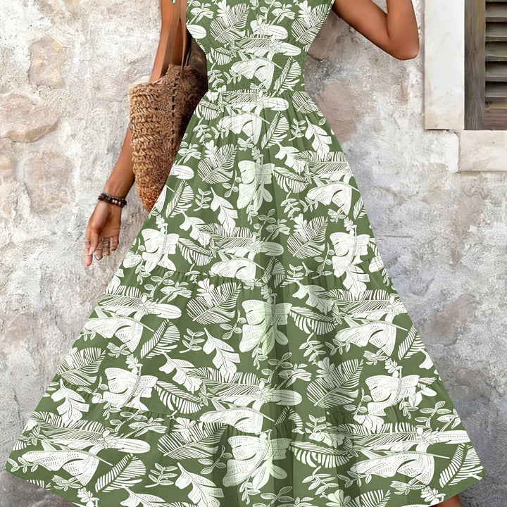 Mirabel | Boho Maxi Sukienka z Warstwami