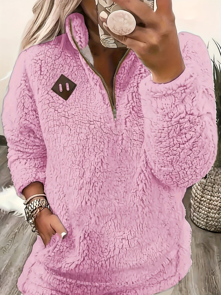 Lorraine | Przytulny Pullover z Połową Zamka