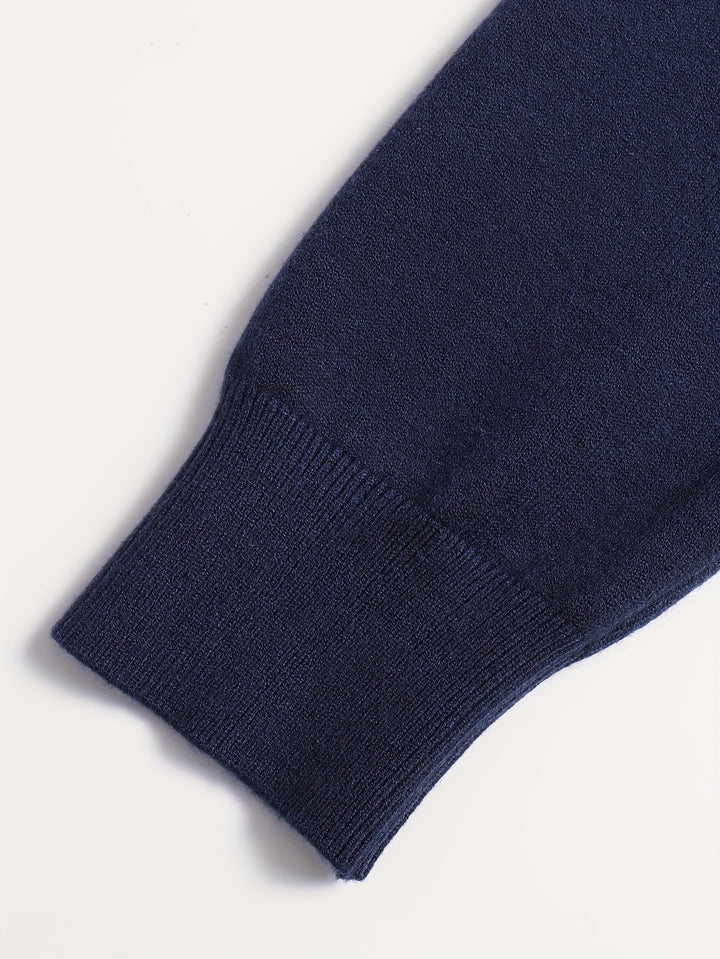 Tobias | Elegancki Sweter z Wysokim Kołnierzem