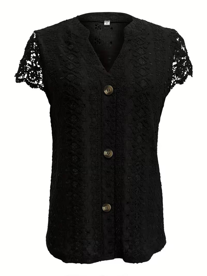 Debbie | Elegancka koszula z dekoltem w serek