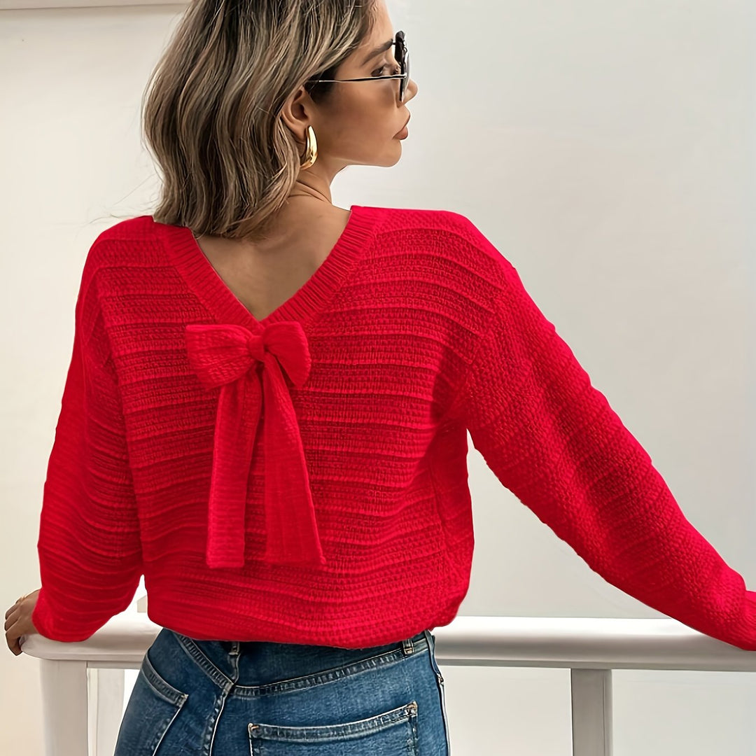 Marisol | Sweter z Kokardą