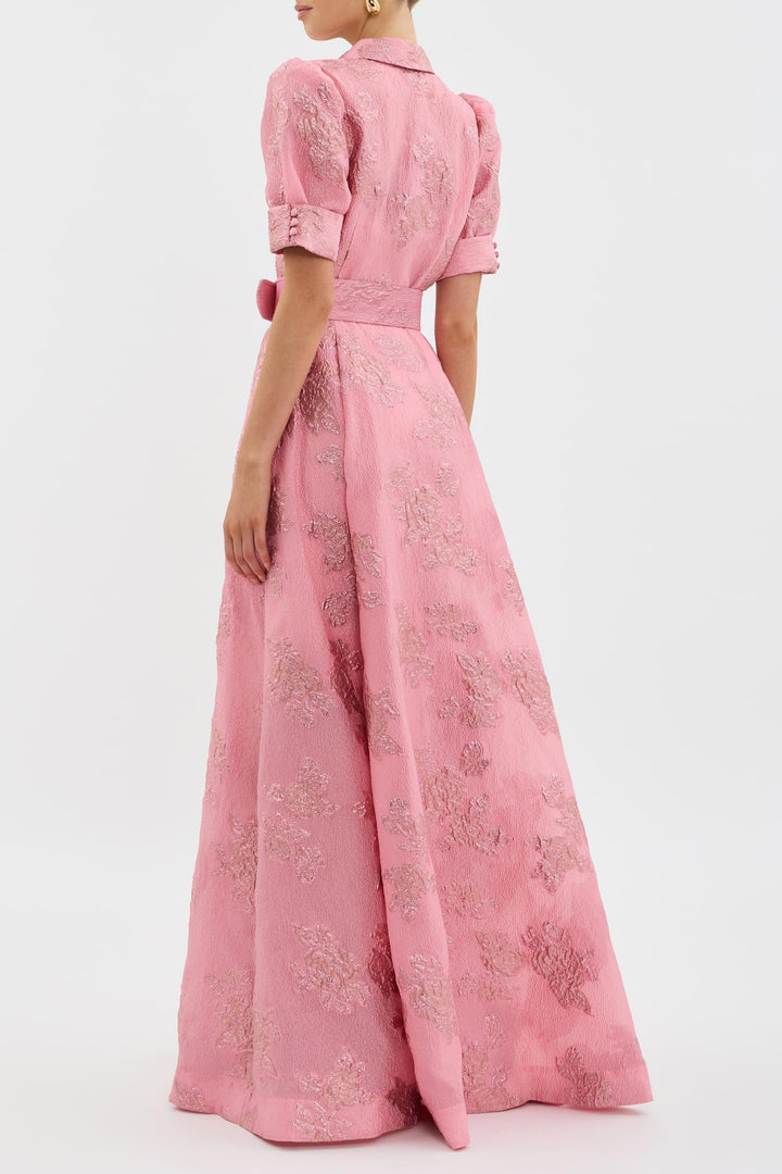 Aimee | Elegancka Sukienka z Bufiastymi Rękawami