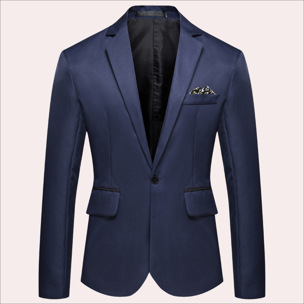Landon | Nowoczesna marynarka slim-fit z jednym guzikiem