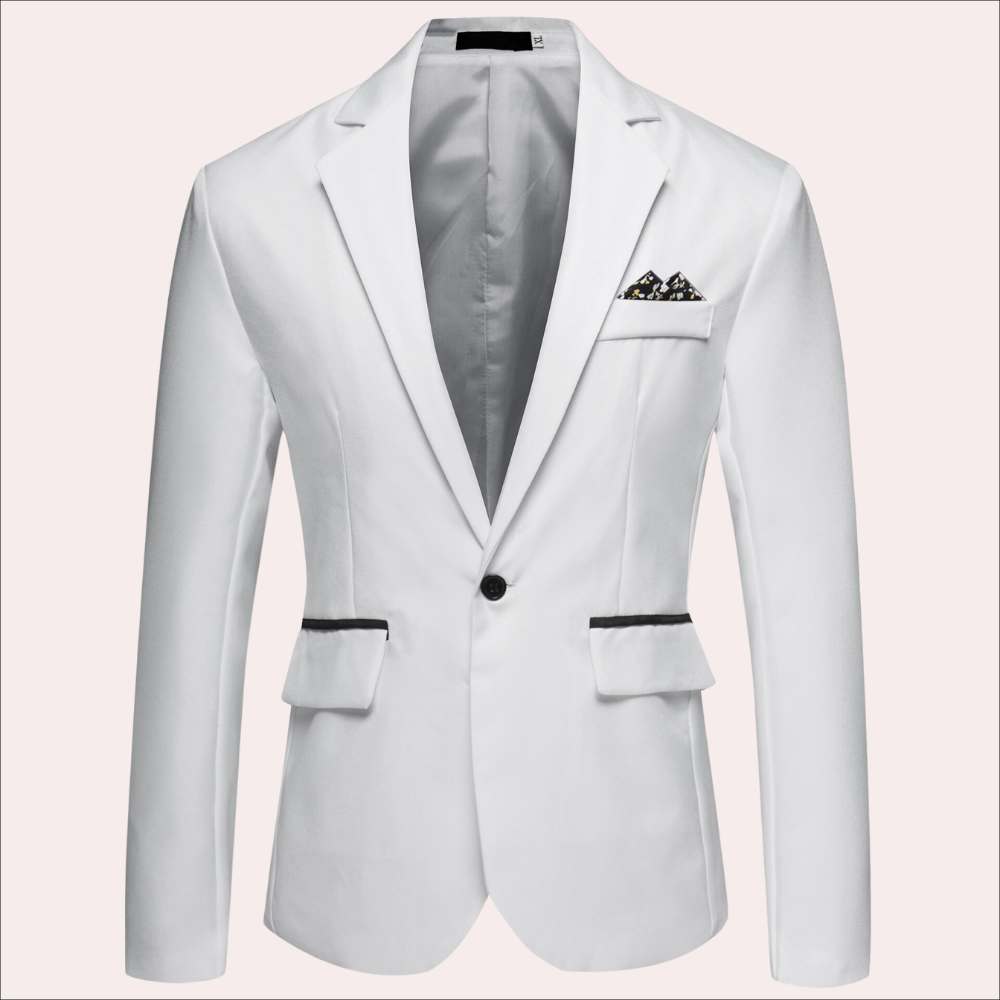 Landon | Nowoczesna marynarka slim-fit z jednym guzikiem