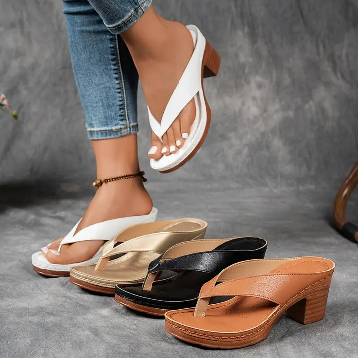 Fenella | Wygodne Premium Sandały na Obcasie