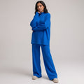 Damski Dres Komplet Bluza Spodnie Szeroki Krój