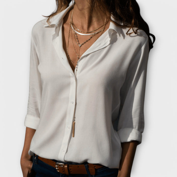 Clarisse | Elegancka Bluzka z Guzikami