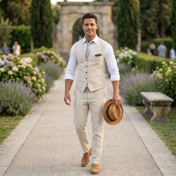Elias | Dopasowany Letni Zestaw Dwuczęściowy