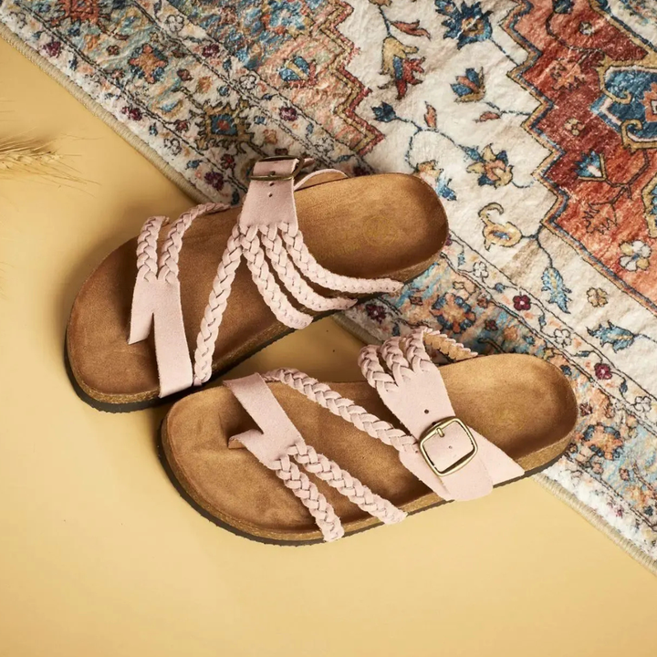 Melissa | Stylowe Sandały z Plecionymi Paseczkami