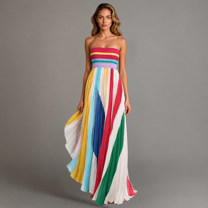 Melissa | Sukienka Maxi w Luźnym Fasonie