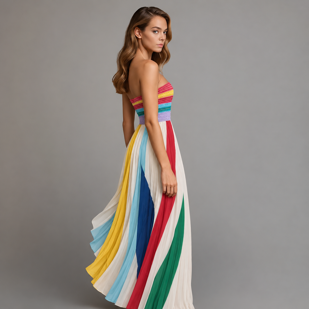 Melissa | Sukienka Maxi w Luźnym Fasonie