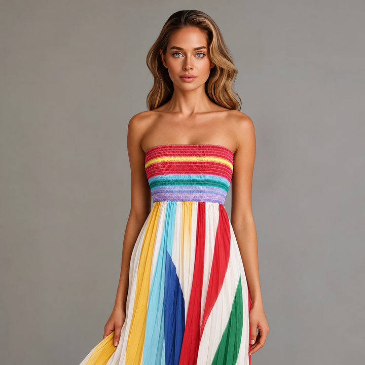 Melissa | Sukienka Maxi w Luźnym Fasonie
