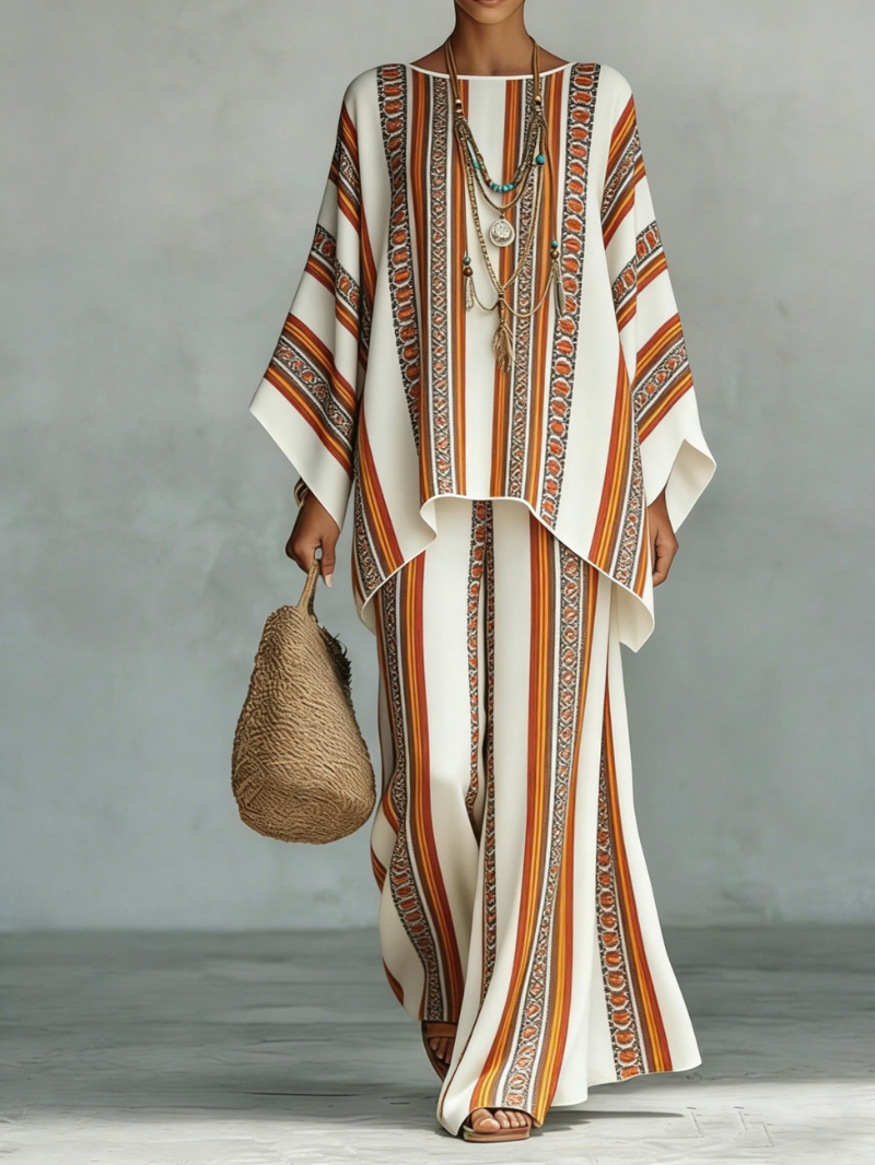 Mirthe | Boho Haftowana Tunika Resortowa